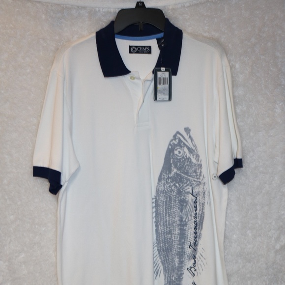 Chaps Other - Chaps Mens fish casual shirt Sz. Med